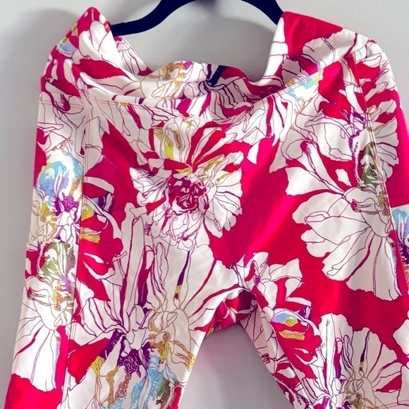 Josie Natori Solstice Printed 7/8 Leggings -pants
Pink Poppy size L - Picture 7 of 8